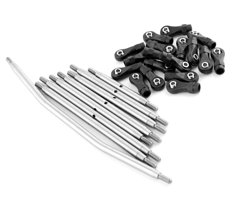 Stainless Steel Linkage Set (8) for Axial 1/10 RBX10 Ryft 4WD Rock Bouncer