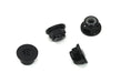 Color Alloy Metal M3 Size Hex Lock Nut Flanged 4pcs
