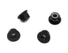 Color Alloy Metal M4 Size Hex Lock Nut Flanged 4pcs