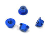 Color Alloy Metal M5 Size Hex Lock Nut Flanged 4pcs