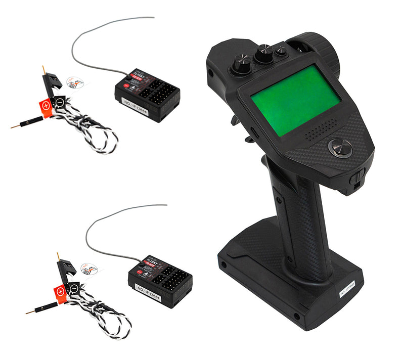 Flysky FS-G7P Controller 7CH 2.4G Remote with 2 pcs FS-R7P Receivers