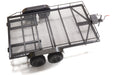Machined Alloy Flatbed Dual Axle Car Trailer Kit for 1/10 Scale RC 710x455x137mm