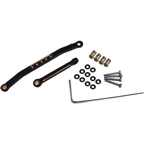 Machined Alloy Steering Linkages (2) for Axial SCX24 Crawler