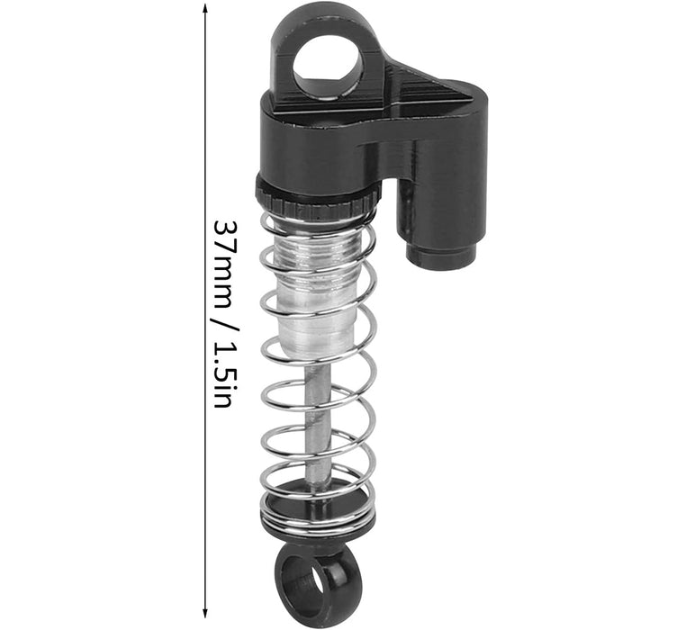 Machined Alloy 37mm Piggyback Shocks (4) for Axial 1/24 SCX24 Rock Crawler