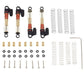 Alloy 43mm Extra Long Piggyback Shocks (4) for Axial 1/24 SCX24