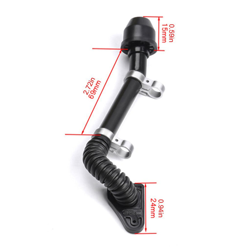 Plastic 1/10 Scale Safari Snorkel for TRX-4, D90 & D110 Type Body Off-Road Trail