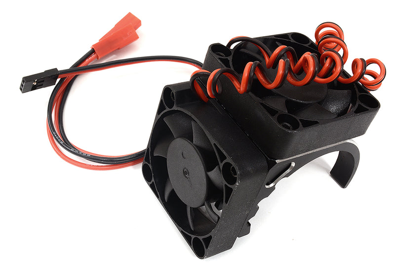 Motor Heatsink 42mm Size w/ Cooling Fans for Most 1/8 & 1/7 RC