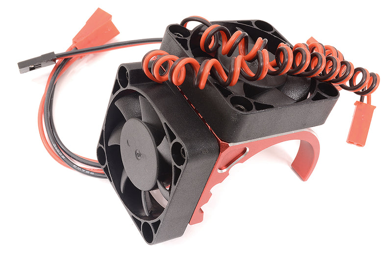 Motor Heatsink 42mm Size w/ Cooling Fans for Most 1/8 & 1/7 RC