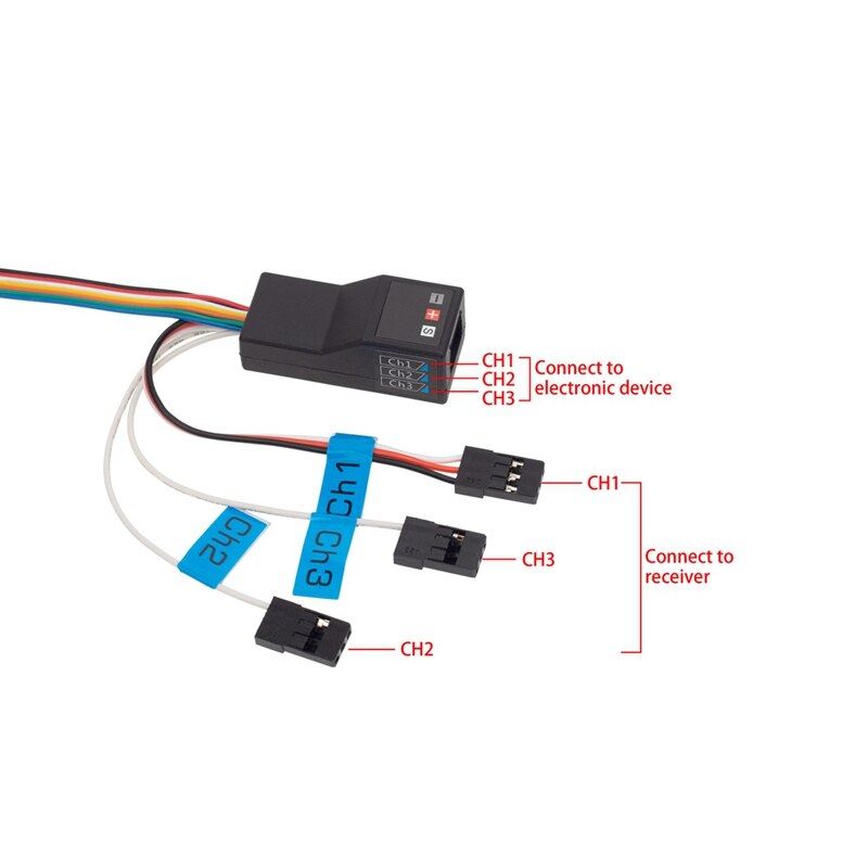 Realistic LED Lighting System w/ 3CH Controller for Traxxas TRX-4 LR Version