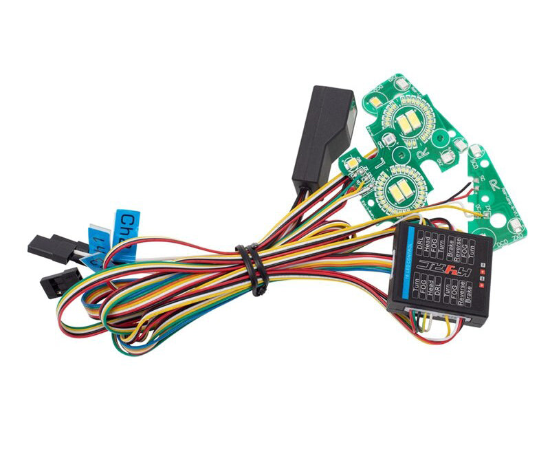 Realistic LED Lighting System w/ 3CH Controller for Traxxas TRX-4 LR Version
