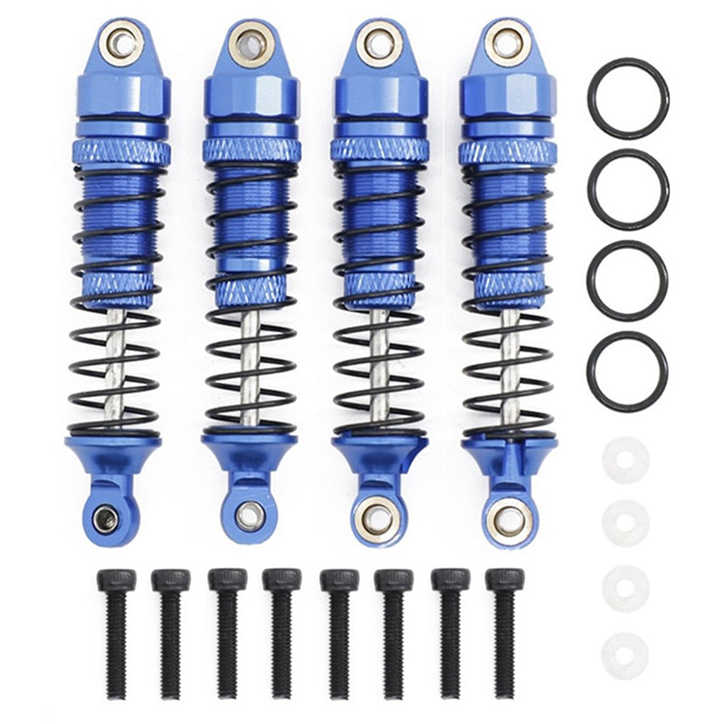 Alloy Machined Shocks (4) Set for Traxxas Latrax Teton 1/18 Truck