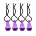 Bent-Up Color Body Clips (4) for 1/8, 1/7 & 1/5 RC Cars & Trucks (LxW=34x12mm)