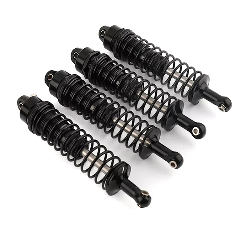 Alloy Machined 145mm Shock Set (4) w/ Firm Springs for Axial SCX6