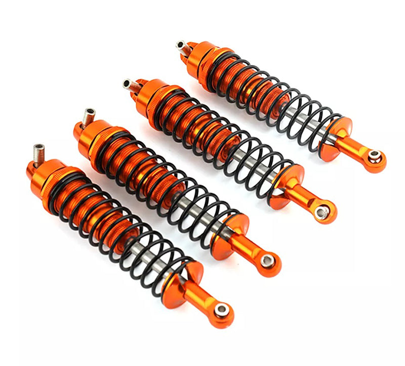 Alloy Machined 145mm Shock Set (4) w/ Firm Springs for Axial SCX6