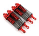 Alloy Machined 145mm Shock Set (4) w/ Firm Springs for Axial SCX6