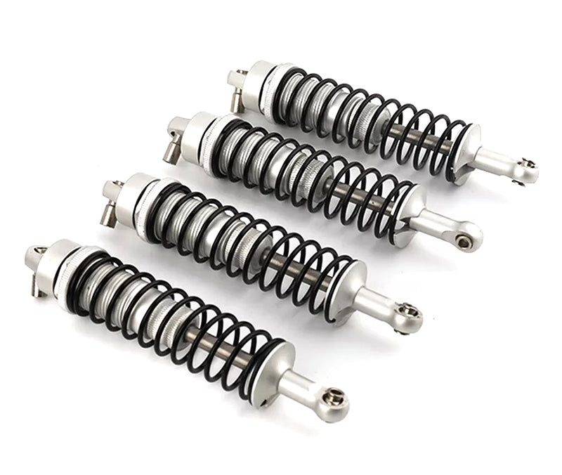 Alloy Machined 145mm Shock Set (4) w/ Firm Springs for Axial SCX6