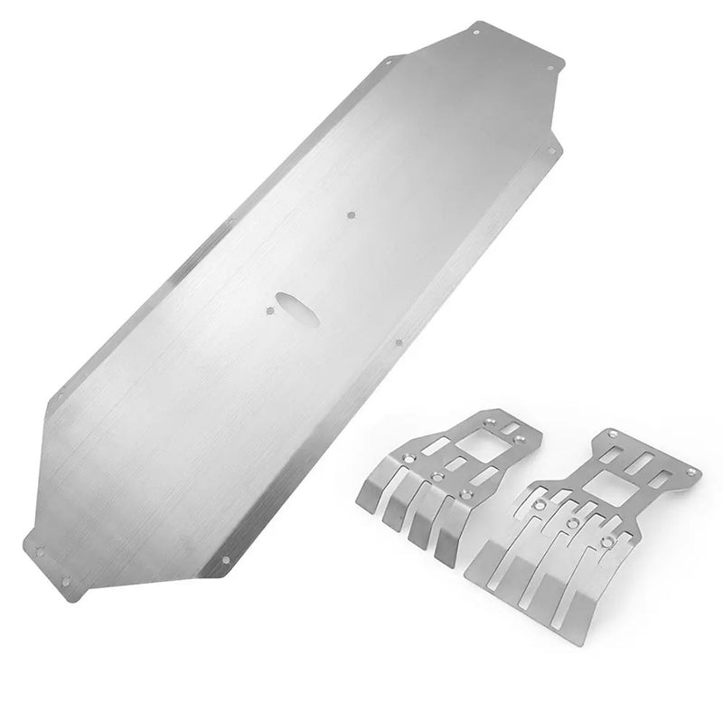 F&R Skid & Main Chassis Protection Plates for Arrma 1/7 Mojave 6S Desert Truck