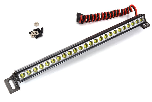Realistic Roof Top LED HV 148mm Light Bar 5V-14.8V 168x16x15mm for 1/10 Crawler