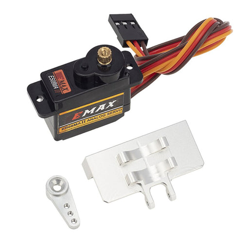 Alloy Servo Horn, Alloy Servo Mount & 12g MG Servo for Axial SCX24