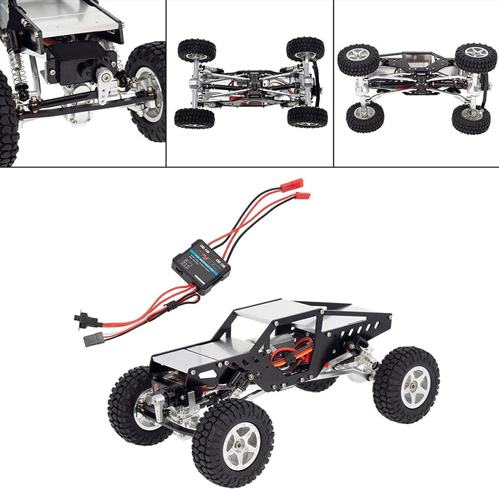 Complete Alloy Conversion Kit w/Roll Cage, Servo, ESC, Motor for Axial SCX24 C10
