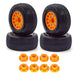 Short Course 2.2/3.0 Wheel for 12, 14 & 17mm Hex & Tire Set (4) OD=110mm