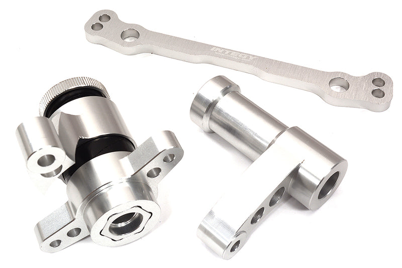 Silver Steering Bell Crank Set Upgrade for Losi DBXL-E 2.0 1/5 Scale 4WD