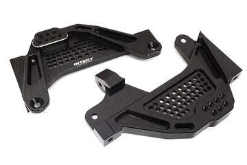 Black Billet Machined Aluminum Front Shock Towers for Axial SCX6 1/6 Scale