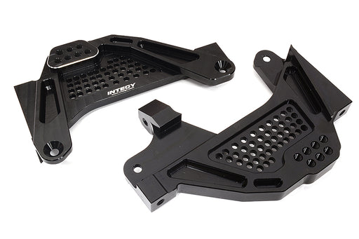 Black Billet Machined Aluminum Front Shock Towers for Axial SCX6 1/6 Scale