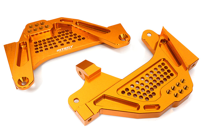 Orange Billet Machined Front Shock Towers for Axial SCX6 1/6 Scale