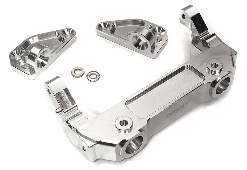 Silver Front Bumper & Body Mounts for Axial SCX6 1/6 Scale RC Crawler