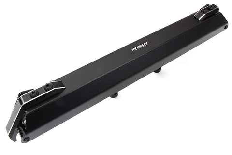 Black Billet Machined Rear Bumper Upgrade for Axial SCX6 JLU Wrangler 1/6