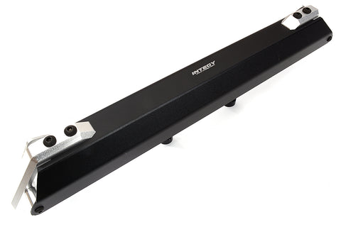 Silver Machined Aluminum Rear Bumper Upgrade for Axial SCX6 JLU Wrangler 1/6