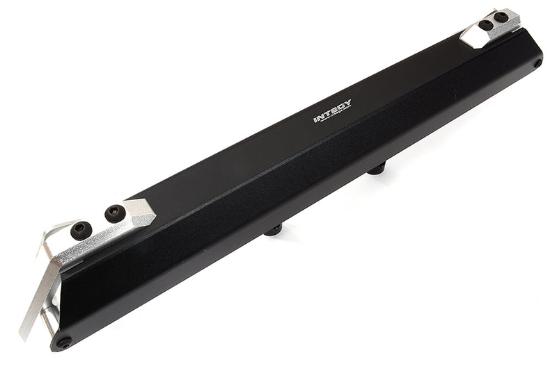 Silver Machined Aluminum Rear Bumper Upgrade for Axial SCX6 JLU Wrangler 1/6
