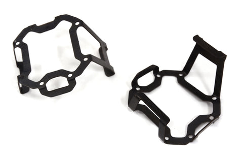 Black Metal Tail Light Protectors for Axial SCX6 1/6 Scale JLU Wrangler