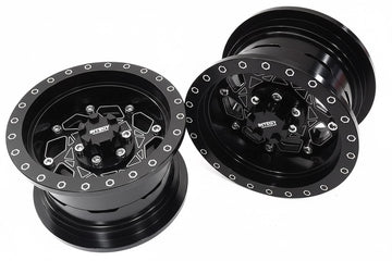Billet Machined 8 Spoke Alloy Wheel Upgrade Kit (1-pair) for 1/6 SCX6