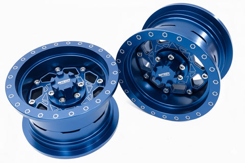 Billet Machined 8 Spoke Alloy Wheel Upgrade Kit (1-pair) for 1/6 SCX6