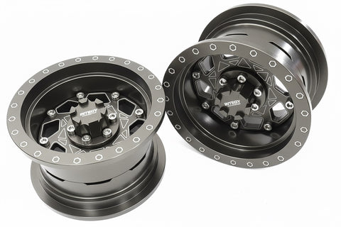 Billet Machined 8 Spoke Alloy Wheel Upgrade Kit (1-pair) for 1/6 SCX6