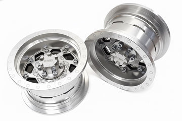 Billet Machined 8 Spoke Alloy Wheel Upgrade Kit (1-pair) for 1/6 SCX6