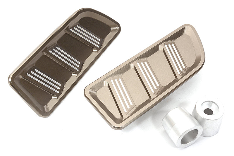 Billet Machined Realistic Front Hood Vents for Axial 1/6 JLU Wrangler