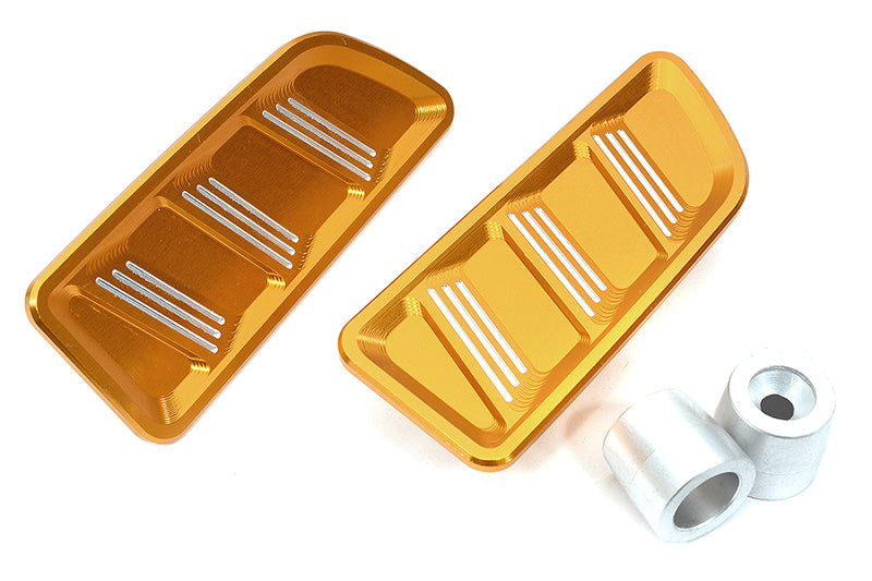 Billet Machined Realistic Front Hood Vents for Axial 1/6 JLU Wrangler