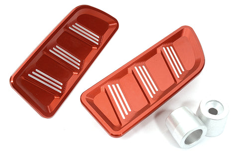 Billet Machined Realistic Front Hood Vents for Axial 1/6 JLU Wrangler