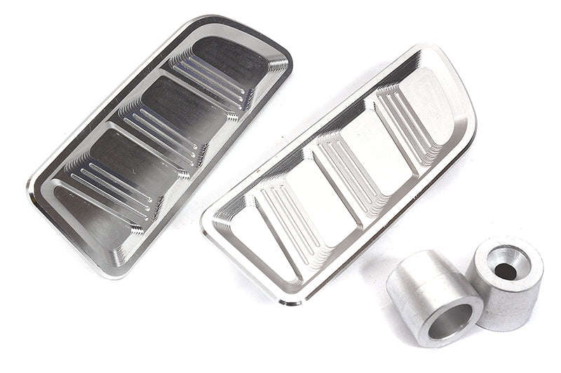 Billet Machined Realistic Front Hood Vents for Axial 1/6 JLU Wrangler