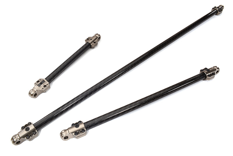Machined CF Chassis Brace Set for 1/5 Kraton 4X4 8S BLX, require ARA320481