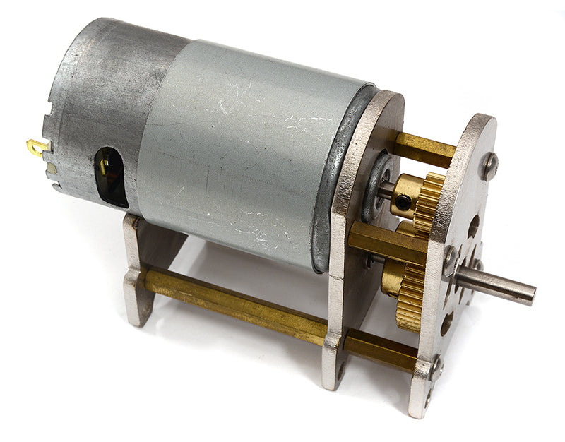 Gear Reduction 2.5 Gearbox with 550 Size Drive Motor