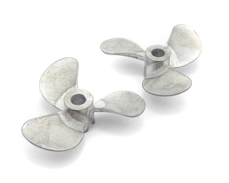Alloy 28mm 3-Blade Propeller 4mm Shaft LH-RH Set for RC Boat
