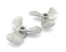 Alloy 28mm 3-Blade Propeller 4mm Shaft LH-RH Set for RC Boat