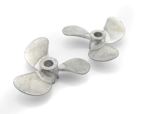 Alloy 36mm 3-Blade Propeller 4mm Shaft LH-RH Set for RC Boat