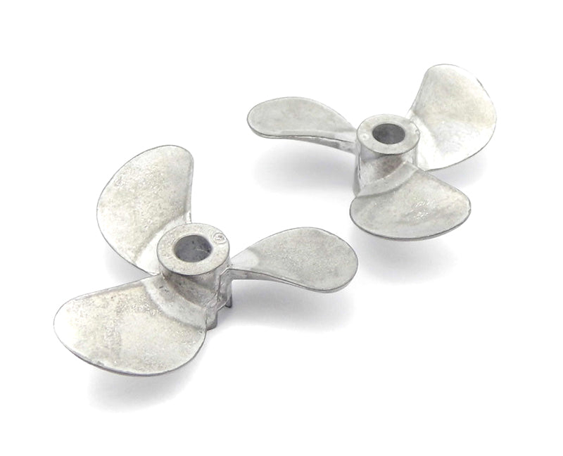 Alloy 44mm 3-Blade Propeller 4mm Shaft LH-RH Set for RC Boat