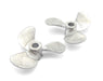 Alloy 48mm 3-Blade Propeller 4mm Shaft LH-RH Set for RC Boat