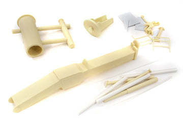 Realistic Resin Marine Cargo Crane Decoration Kit 130x160mm for RC Boat